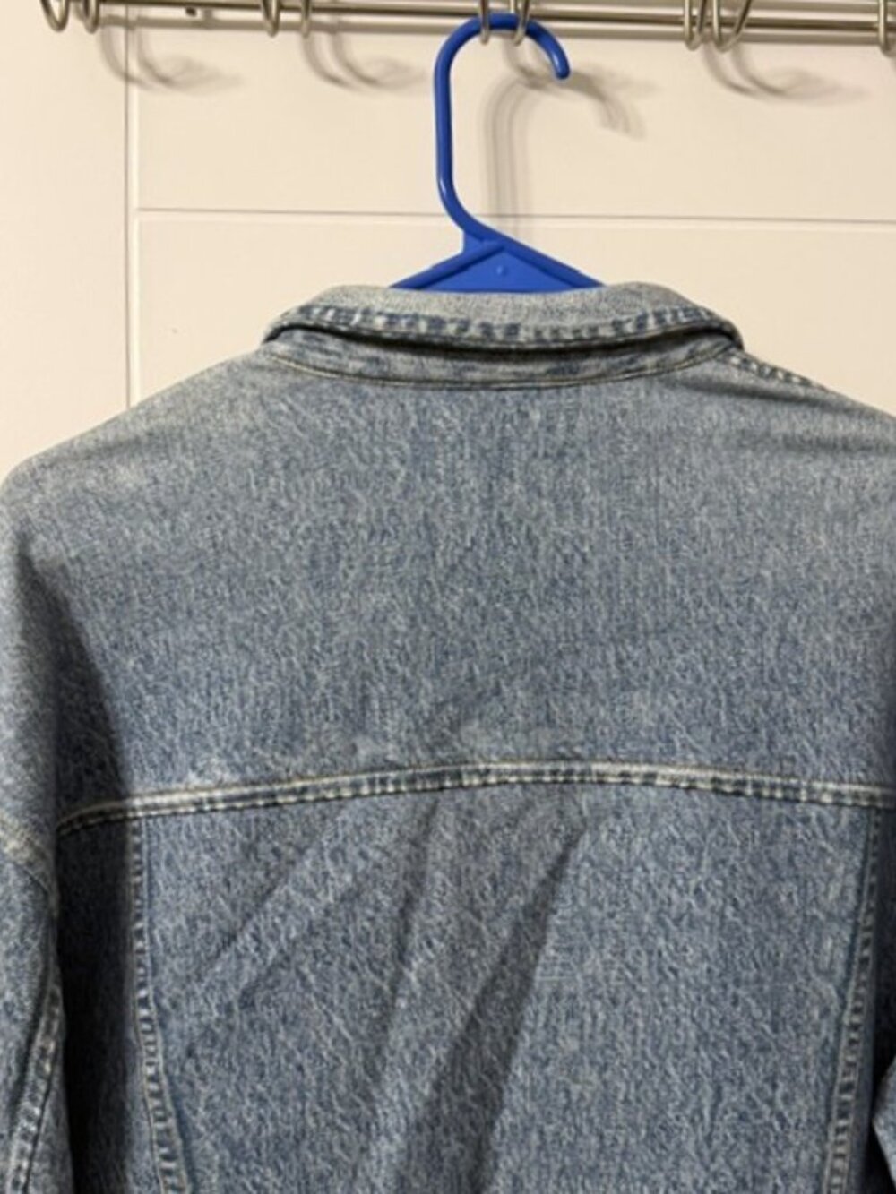 Rag and Bone Miramar Cropped Denim Print Jacket Size Medium - Picture 8 of 16